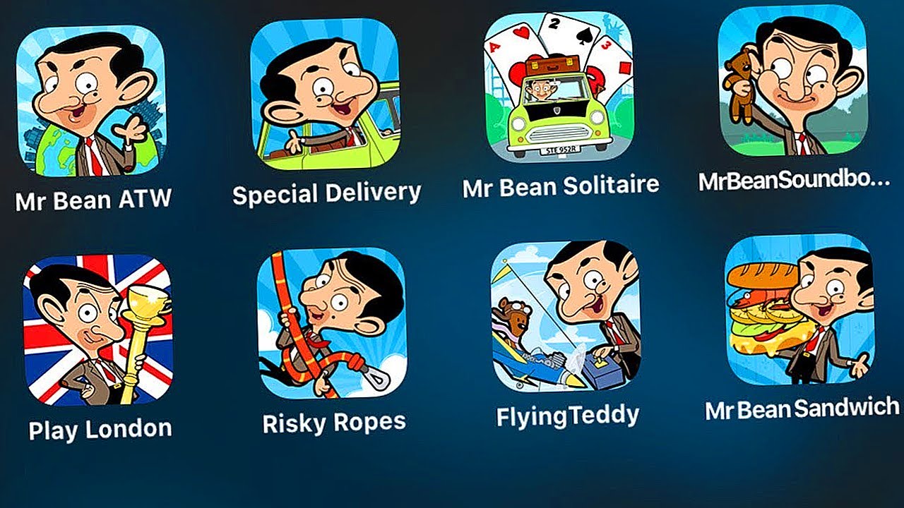 Mr Bean Special Delivery,Play London,Risky Ropes,Mr Bean Sandwich,Flying Teddy,Bean Around the World