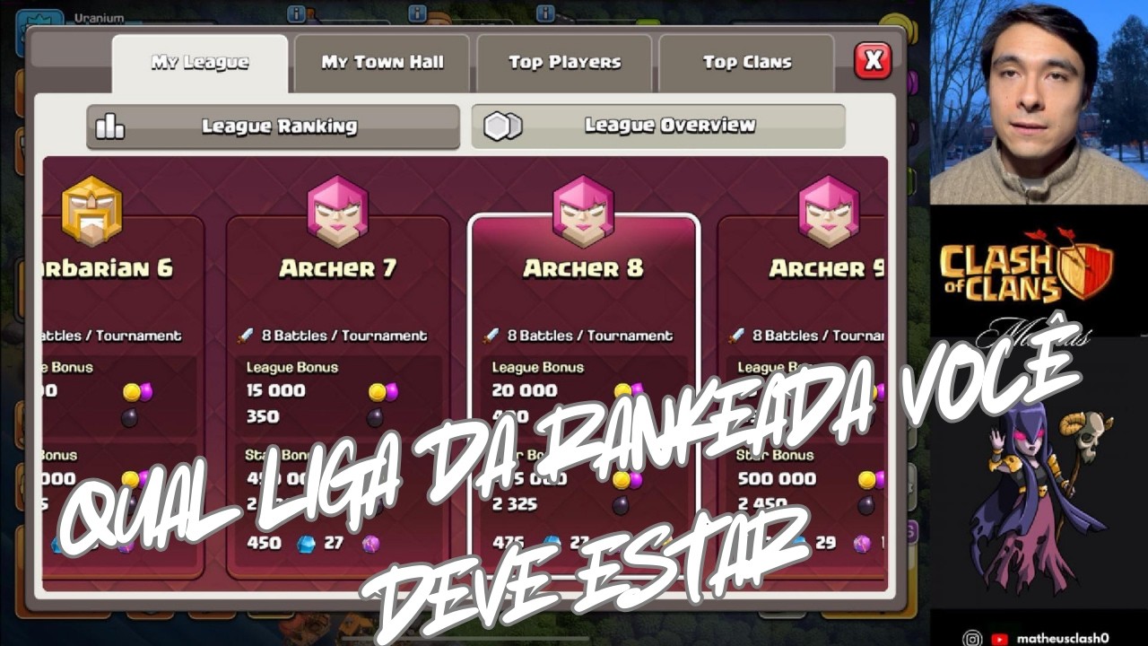 QUAL LIGA DA RANKEADA VOCE DEVE ESTAR