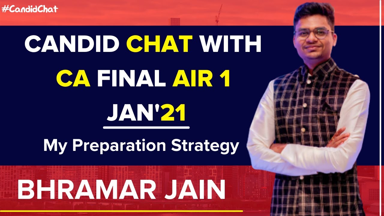 AIR 1 CA Final January 2021 | Ft.CA  Bhramar Jain