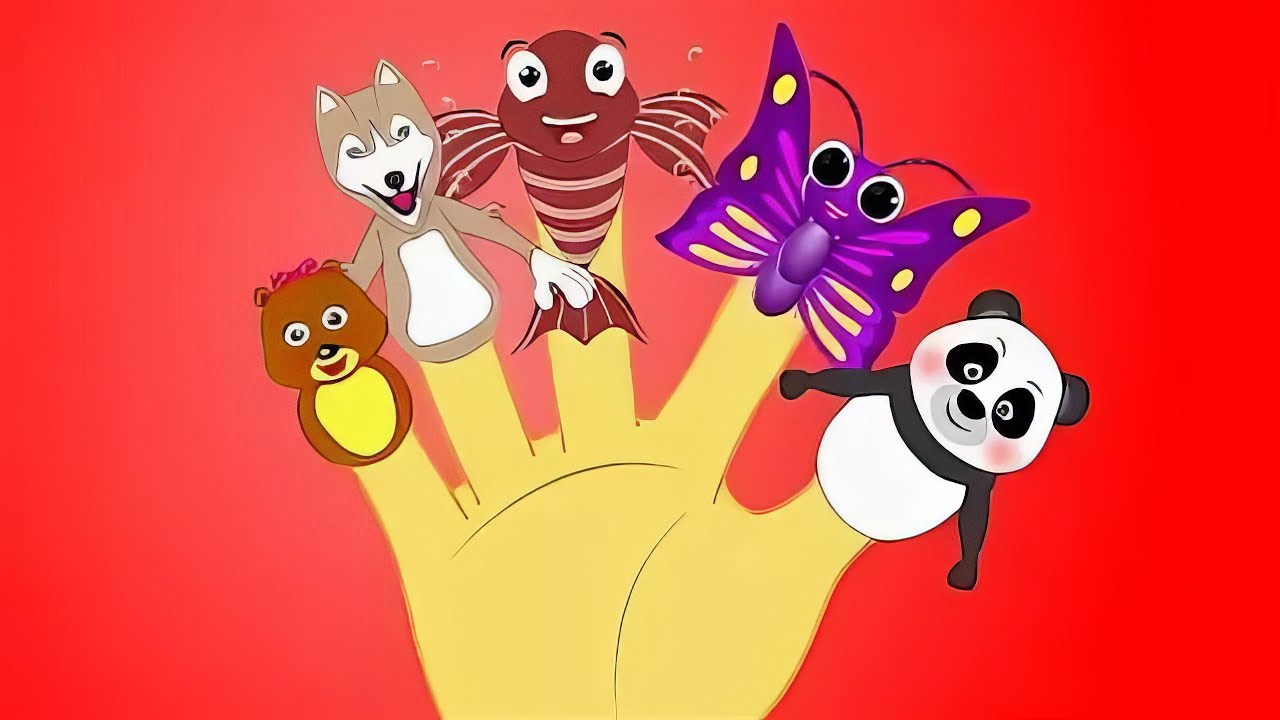 Russian Animal Finger Family Collection | TOP 15 | Коллекция пальчиков - животных | Панды | Мишки