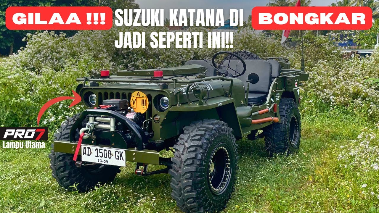 AWAS SALAH BENGKEL ‼️ JEEP WILLYS CUSTOM BUATAN GT GARAGE YOGYAKARTA