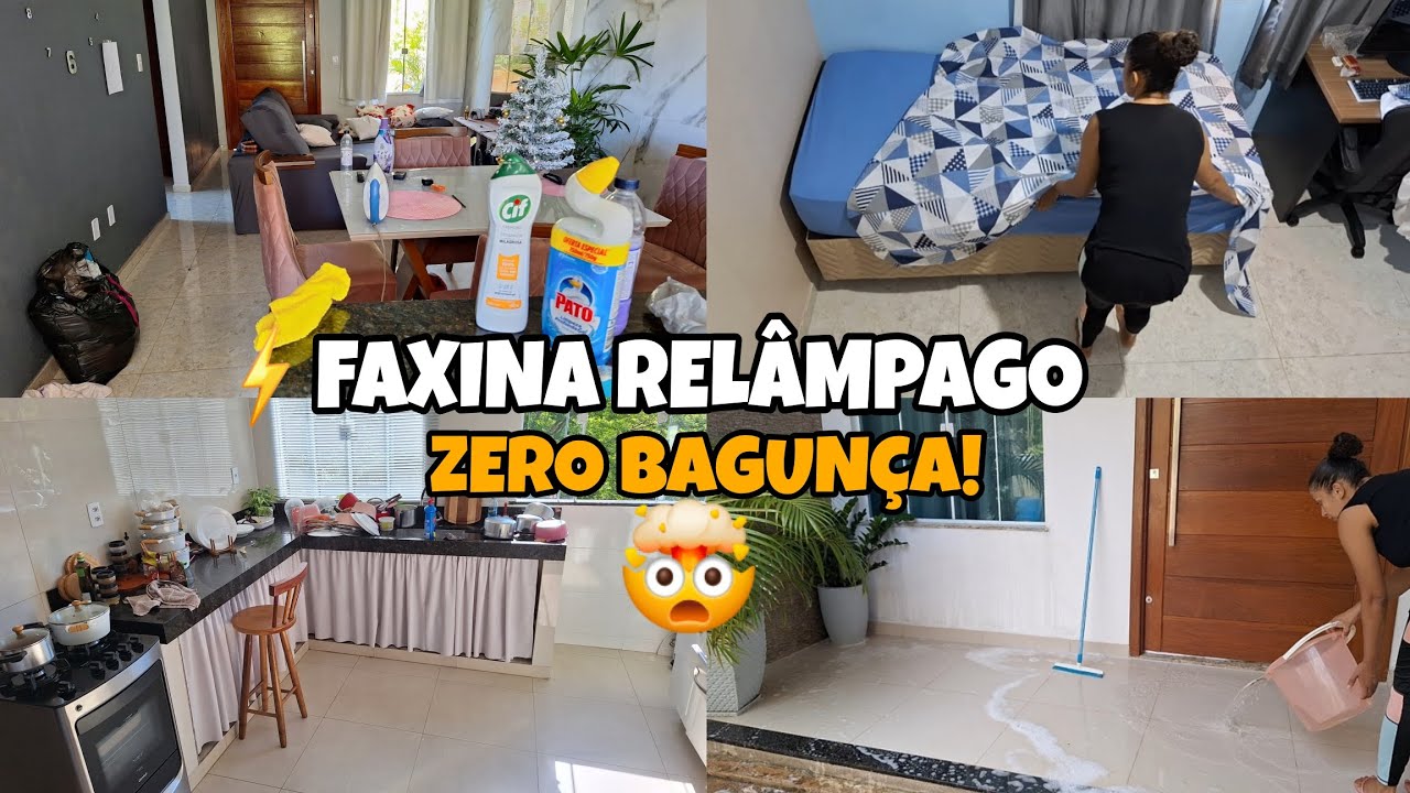 🔥 O SEGREDO DA LIMPEZA RÁPIDA QUE FUNCIONA!🧼🫧ZERO BAGUNÇA 😱