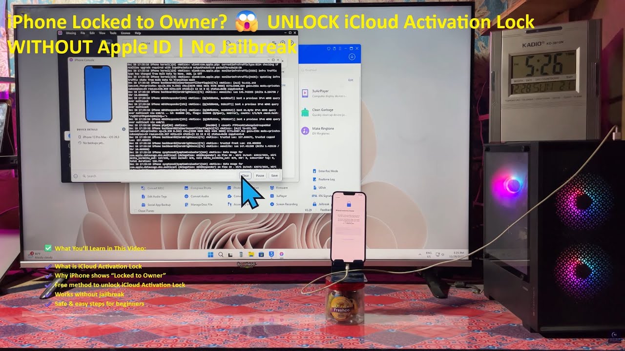 Бесплатное удаление блокировки активации iCloud на любом iPhone | Решение проблемы блокировки вла...