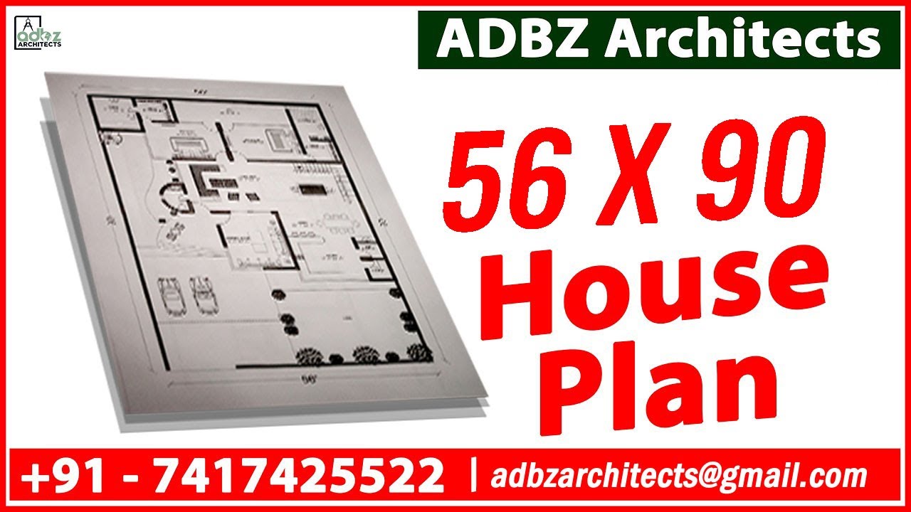 56 x 90 House Plan | Adbz Architects