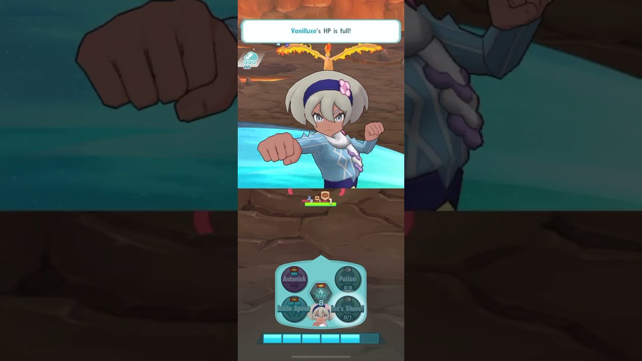 3/5 EX Palentine Bea & Vanilluxe - Moltres Solo Legendary Arena #Pok&eacute;monMastersEX