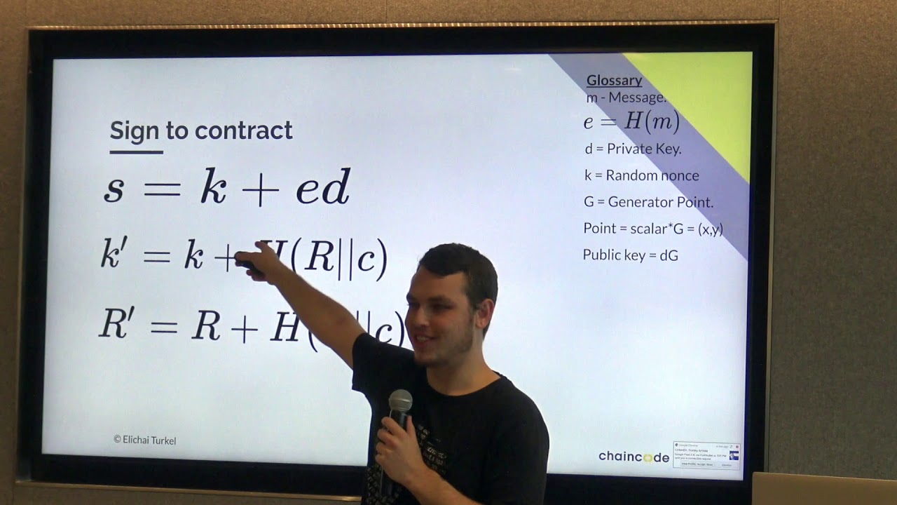 Introduction to Schnorr Signatures with Elichai Turkel