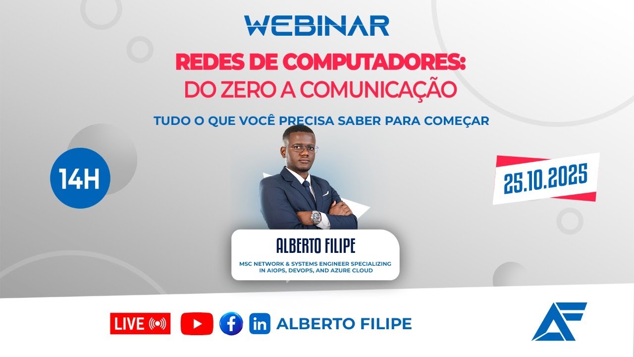 Webinar Online: Redes de Computadores - Do Zero à Comunicação