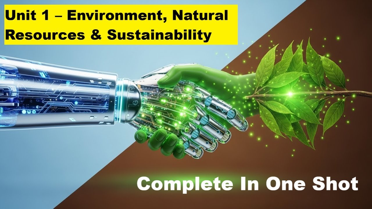 Complete Unit 1 | Environmental Science and Sustainability |  EVS | BCA/BBA 1 Semester | NEP | MIC