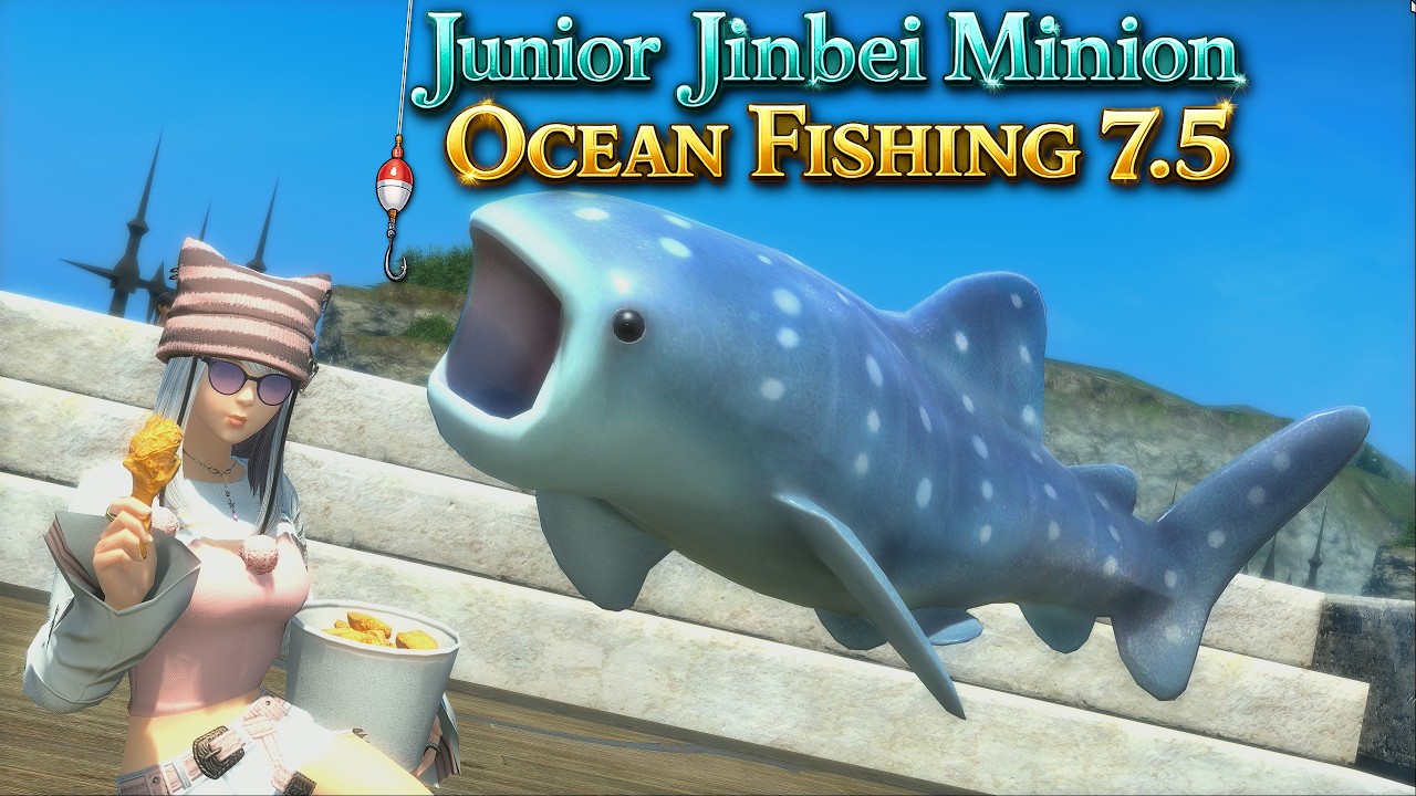 FFXIV: Junior Jinbei Minion! - 7.5 Ocean Fishing Reward
