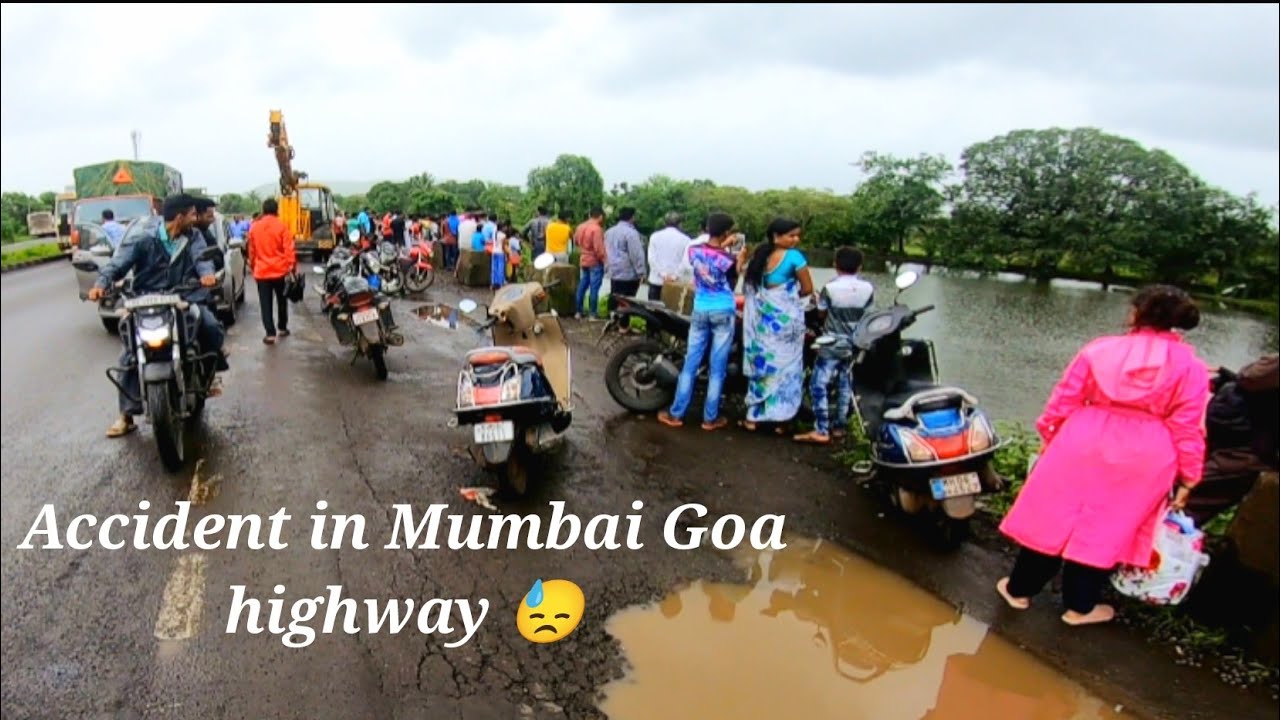 The Journey To Devkund waterfall | Unexpected accident in Mumbai Goa highway| The PY Rider