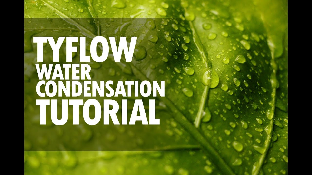 Tyflow Water Condensation Tutorial - Part 1 (Static)