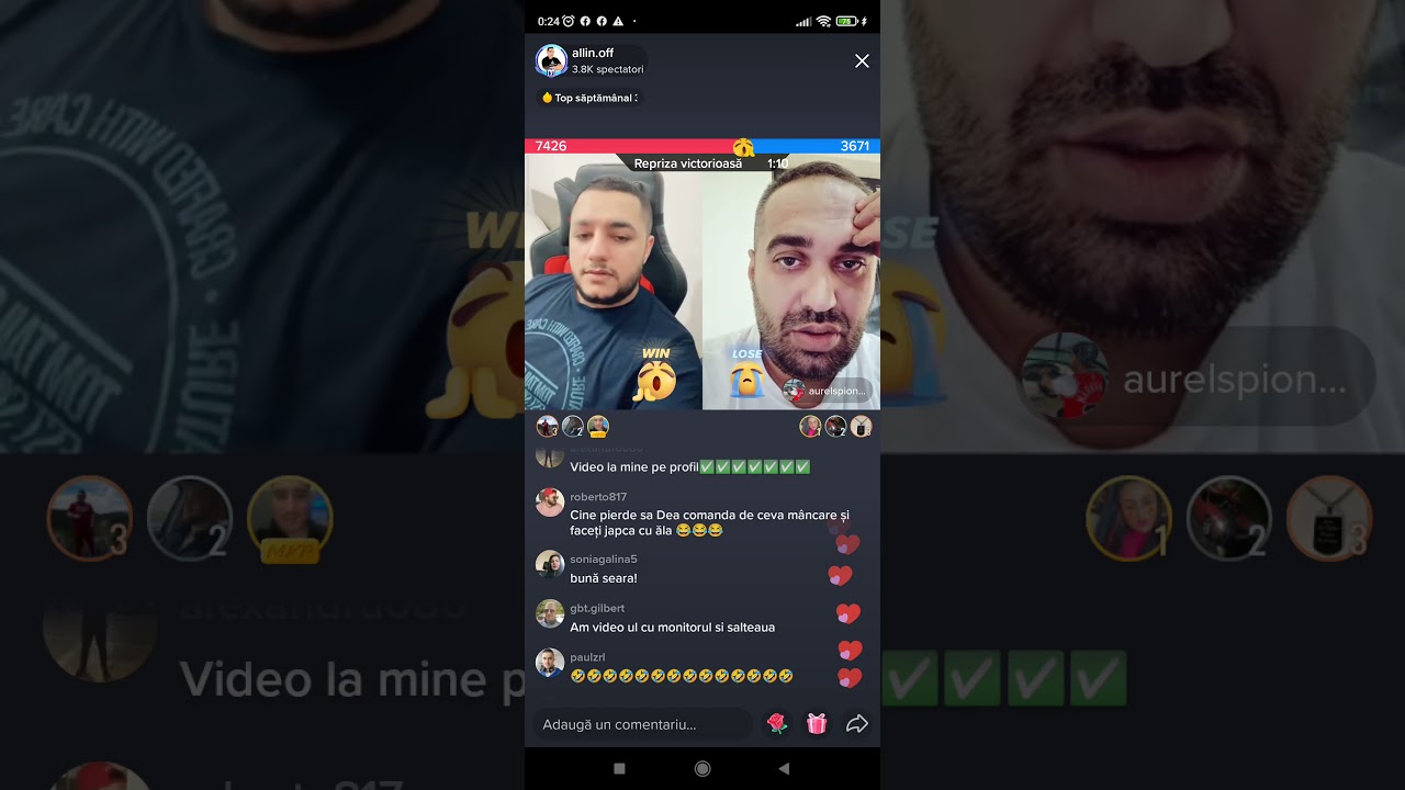 Alin donati de 100 milioane pe tik tok și Feraru da cu extinctorul in Peco