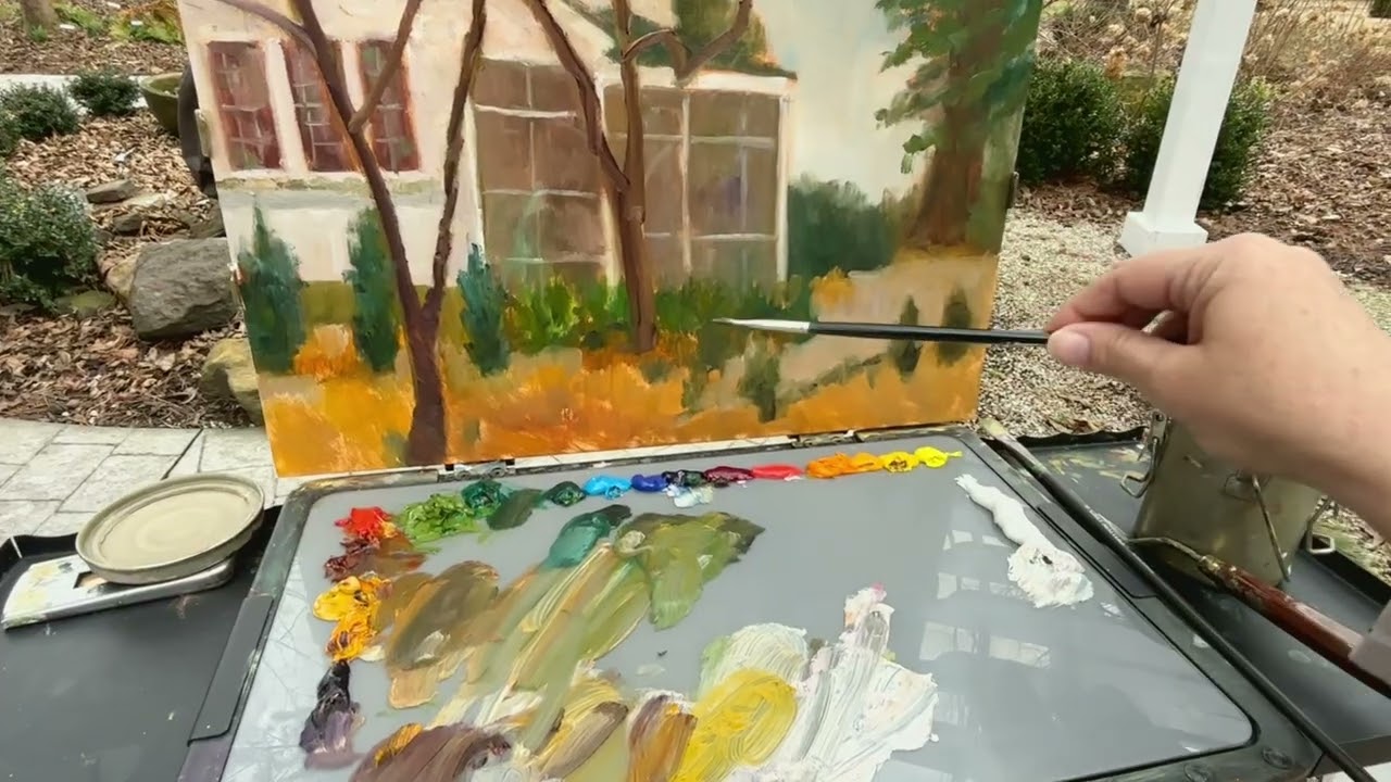 Plein Air Painting at the Botanical Gardens 
