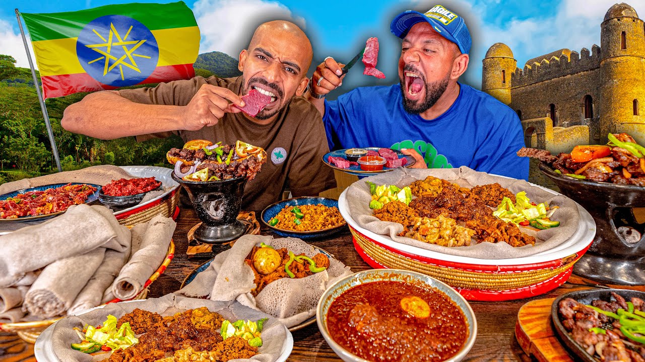تحدي الاكل الأثيوبي (حبشي) 🇪🇹 Ethiopian Food Challenge