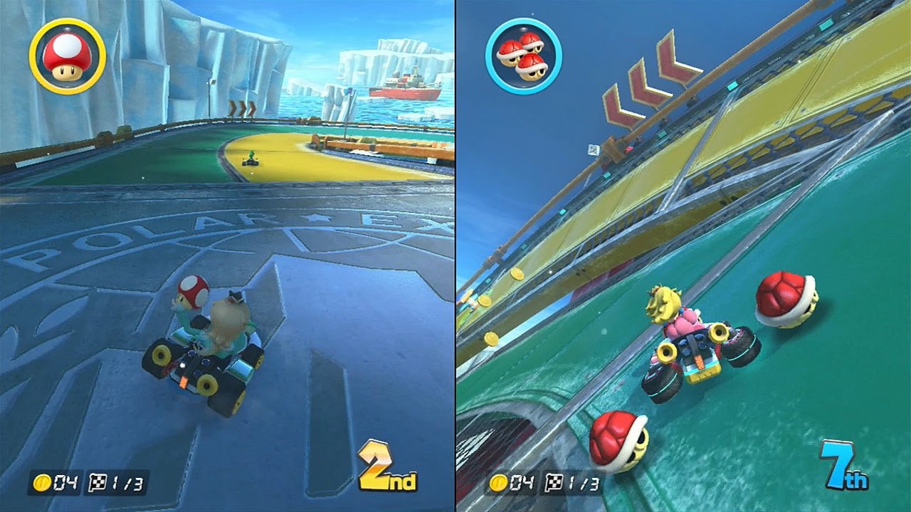 Mario Kart 8 - Multiplayer VS:  06 - First Birthday Video (2/2)
