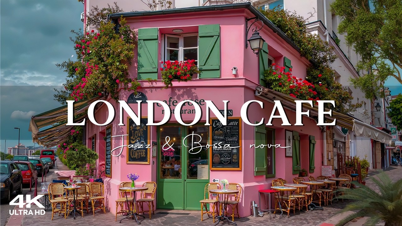Romantic London Cafe Jazz ☕ Gentle Morning Bossa Nova & Jazz Music for Happy Mood & Relax