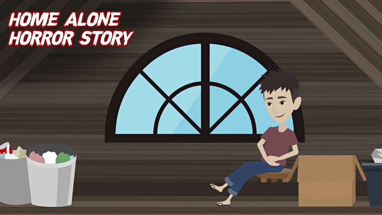 Home Alone Horror Story | Animated Stories In Hindi