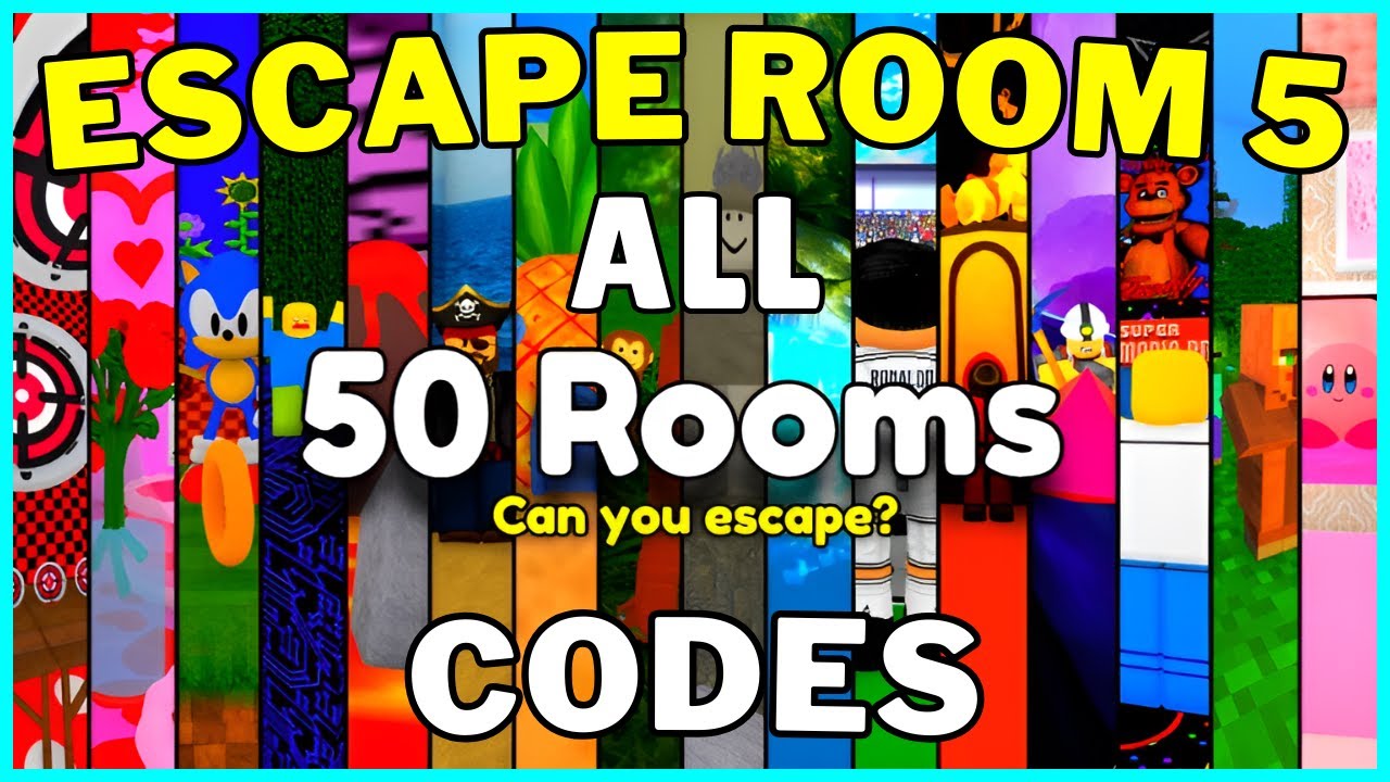 Roblox Escape Room 5 All 50 Rooms Codes by WreckItVerse | Roblox Escape Room 5 Walkthrough