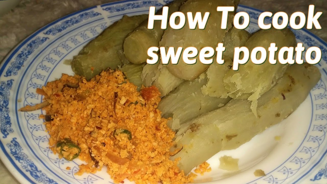 How to cook sweet potato//sakkaravalli kilangu/vatralay kilangu recipe  in tamil