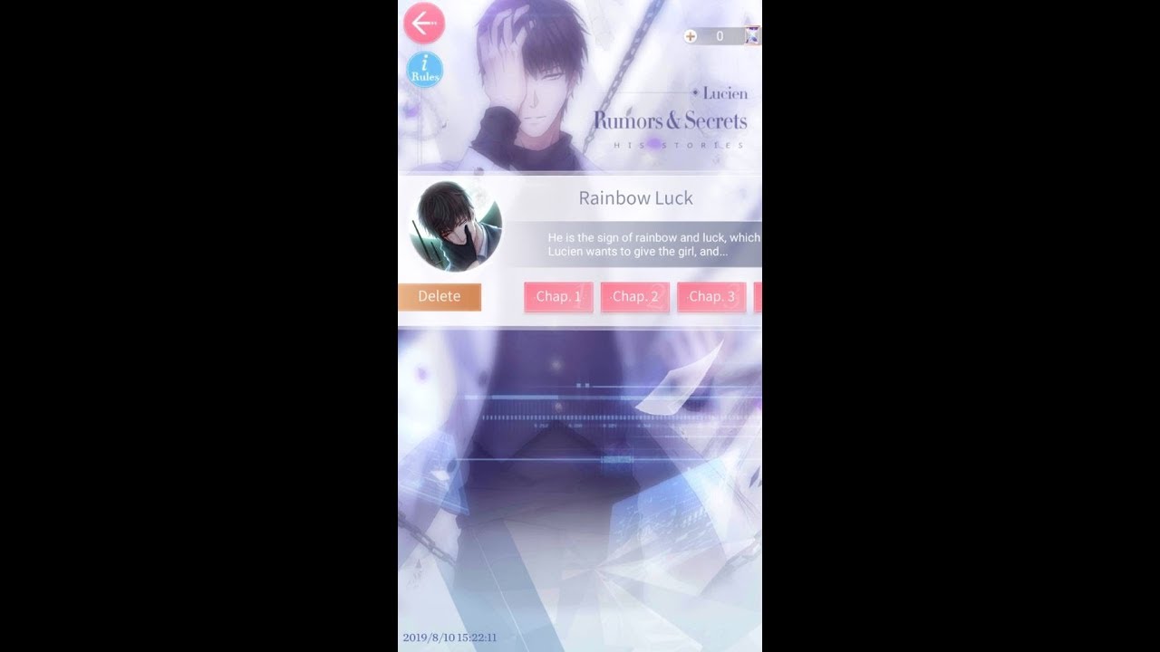 Mr. Love: Queen's Choice -- LUCIEN [RUMORS AND SECRETS] -- Rainbow Luck