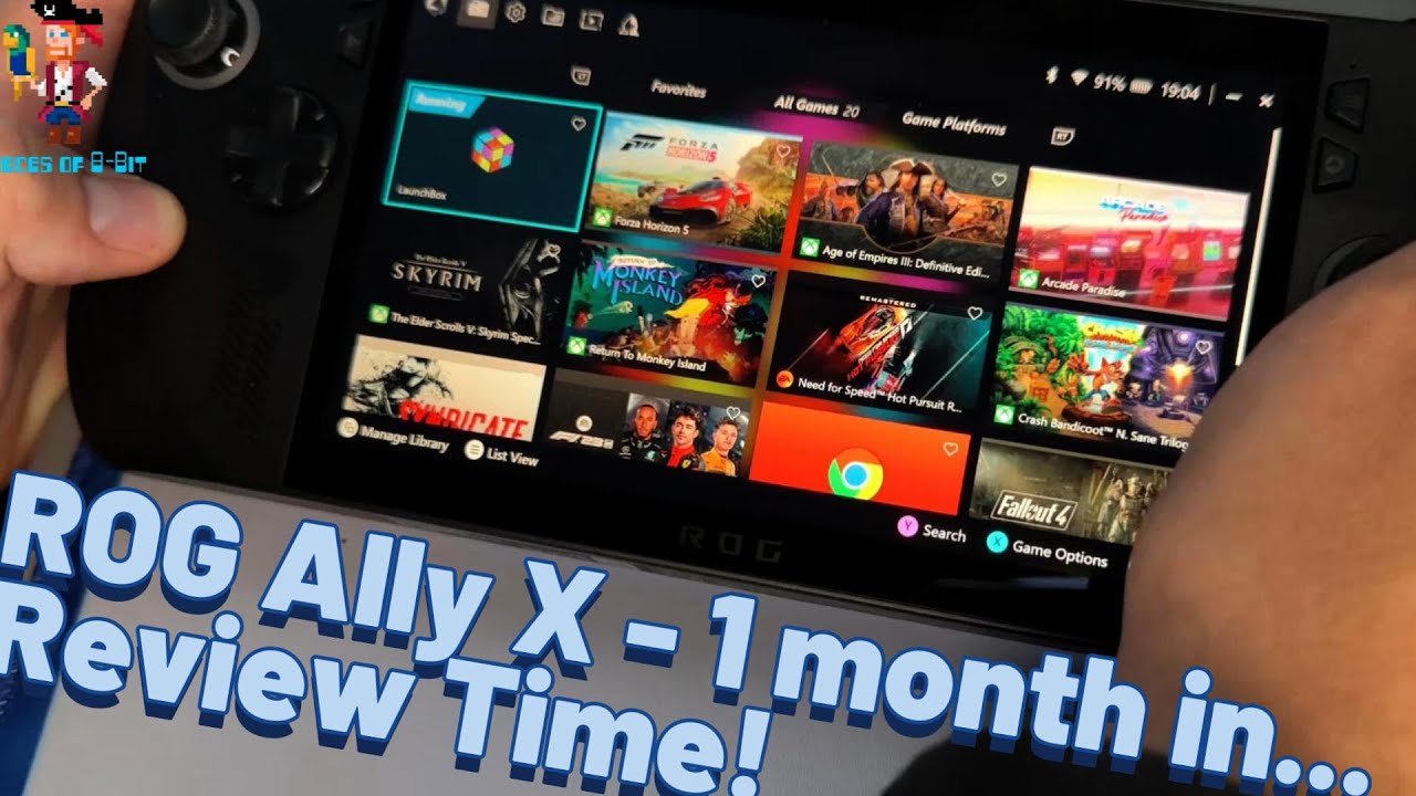 Asus Rog Ally X Review. Living with the Asus Rog Ally X - thoughts after one month.