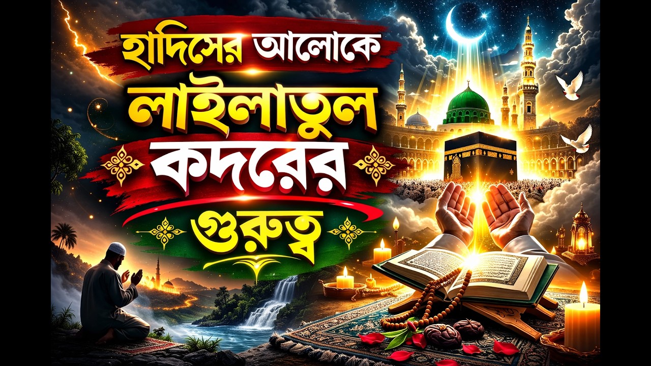 শবে কদরের রাতে আসমান থেকে কী নামে? | হাদিসের আলোকে লাইলাতুল কদরের রহস্য ও গুরুত্ব
