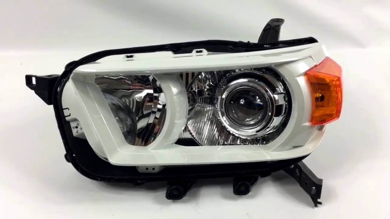 2012 4Runner with OEM Color Match - Blizzard White Pearl - Morimoto Rertrofit