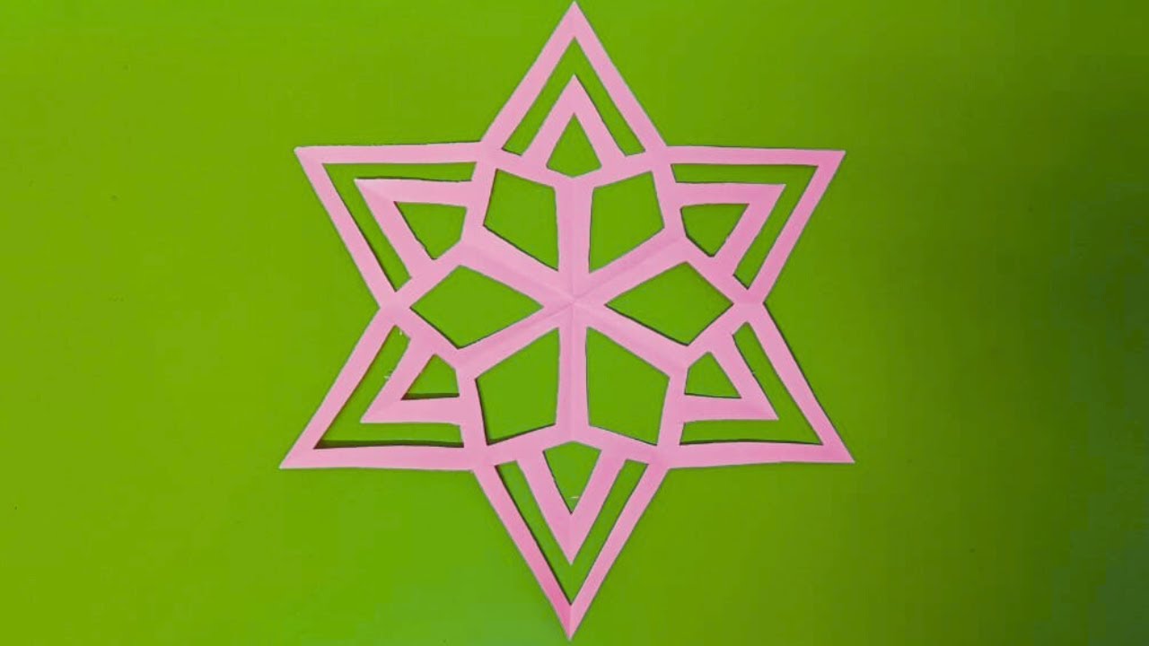 Paper Cutting Design | Beautiful Paper Art| Paper Snowflakes| DIY| 2026