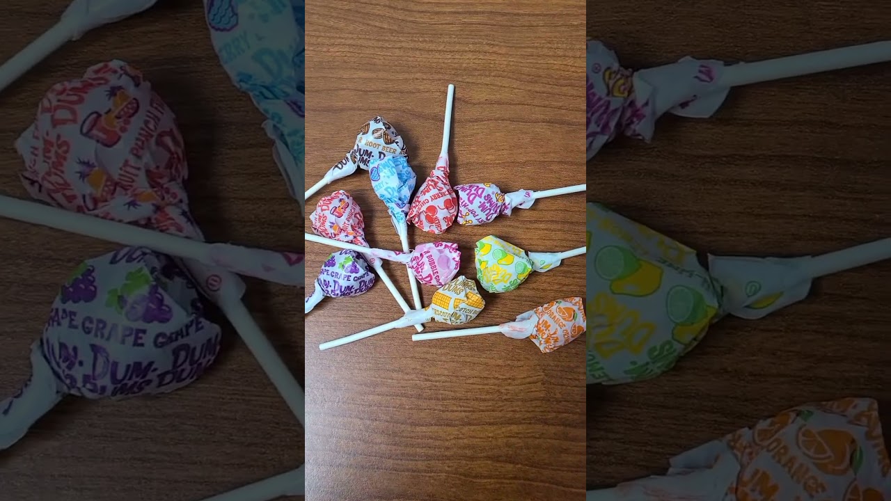 DUM DUM Lollipops 10 Flavors #shorts