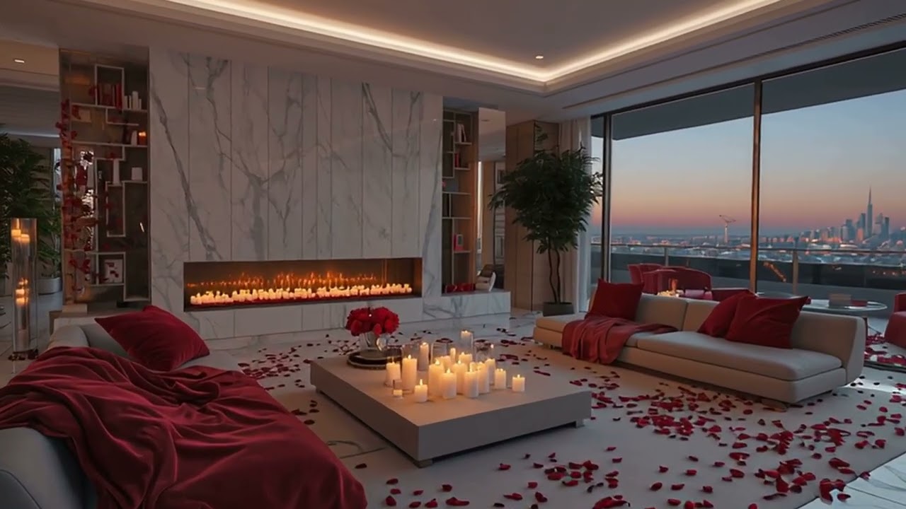 Cozy Valentine&rsquo;s Night ❤️ | Ambient R&B Instrumental for Relaxing, Studying & Romance