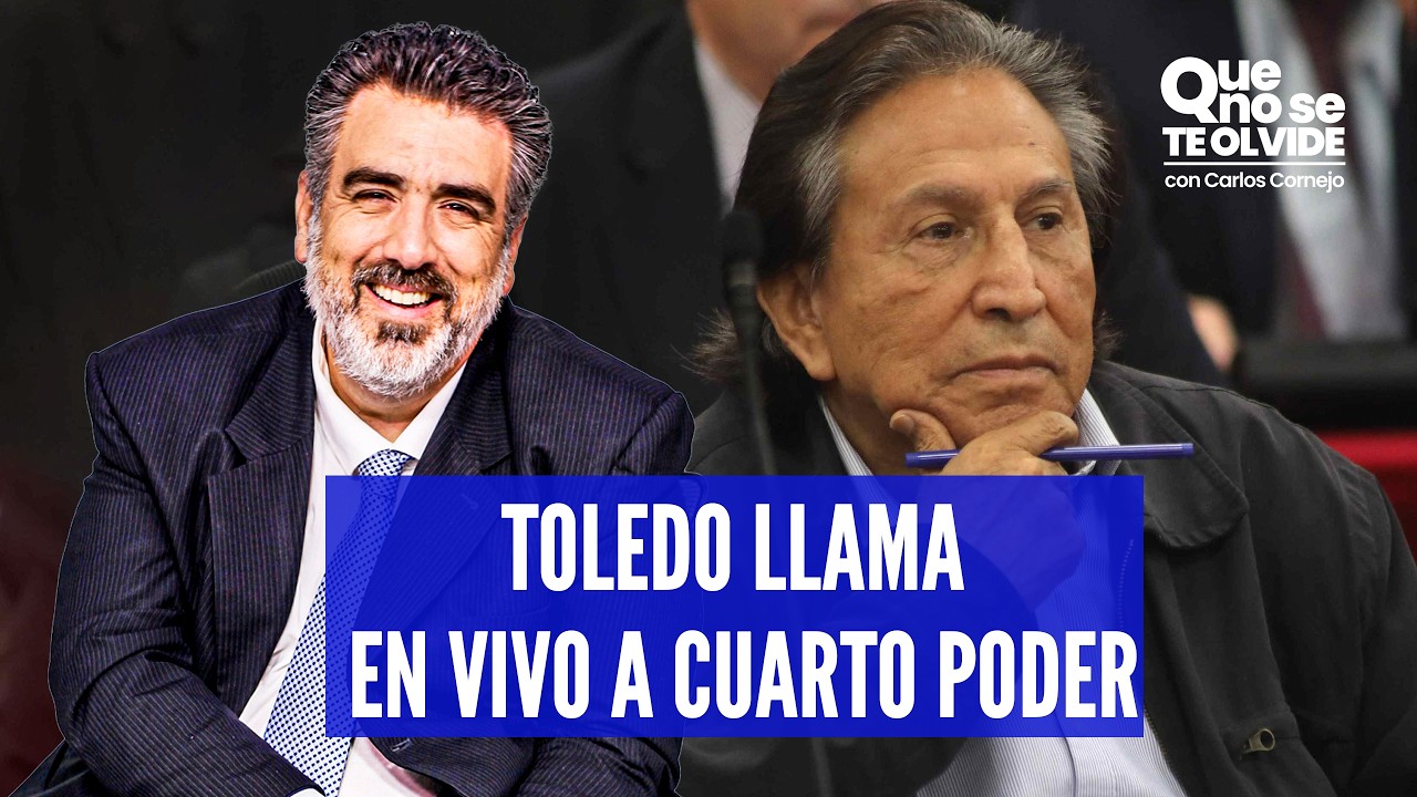 Alejandro Toledo y la llamada que sacudió la TV peruana