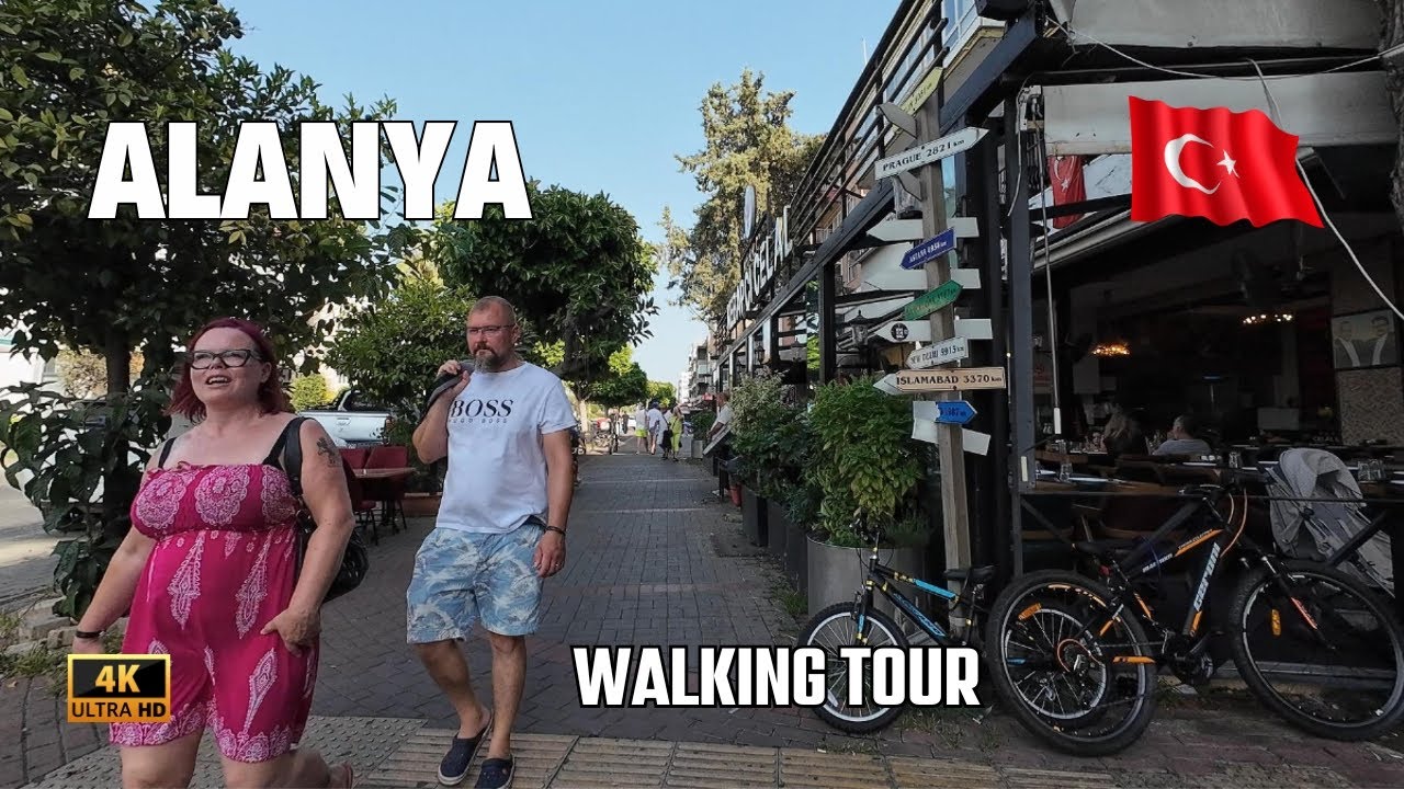 Alanya City Center Turkey 2025 | Walking Tour Alanya Antalya Türkiye [4K  HDR]