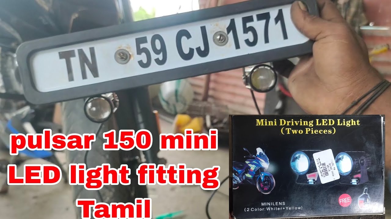 pulsar 150 mini LED light fitting Tamil.