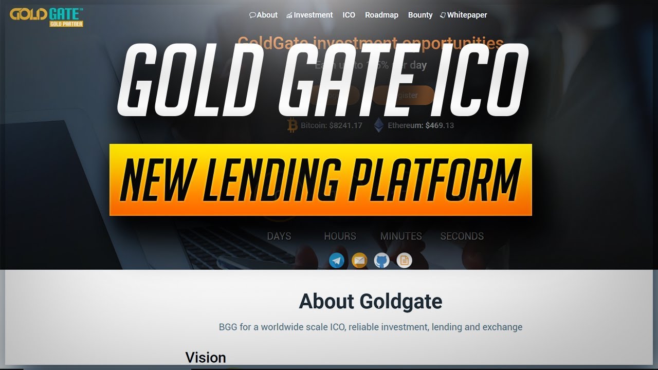 GOLDGATE ICO REVIEW: New Lending Platform!