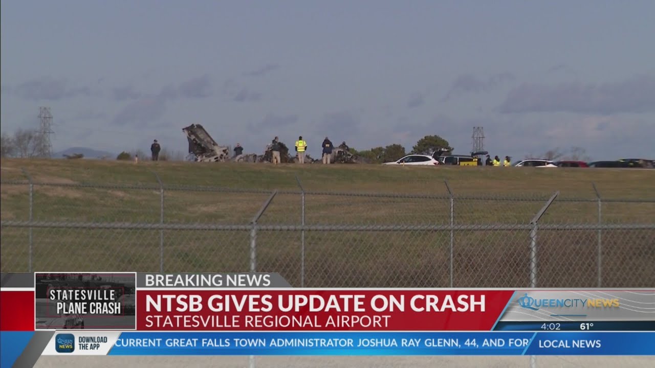 NTSB gives update on plane crash at Statesville Regional Airport