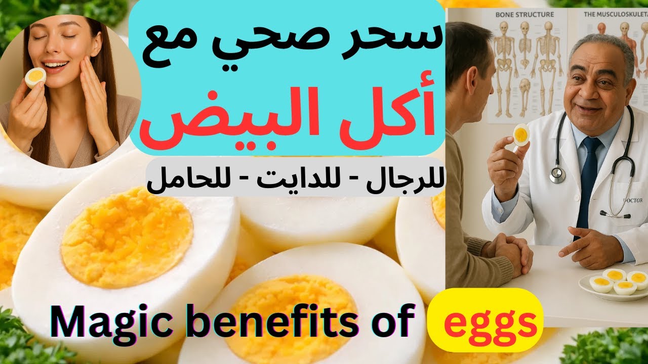 فوائد البيض الصحية | البيض غذاء متكامل للحامل والرجيم والرجال