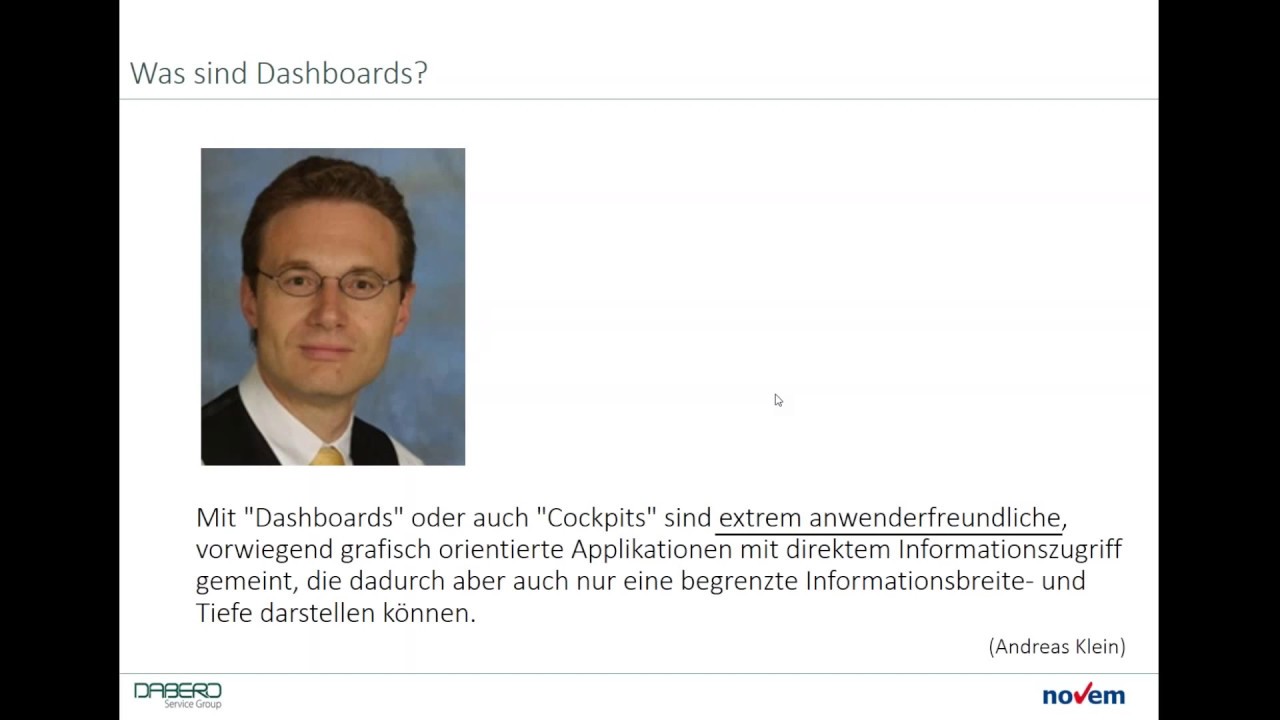 Dashboards - Visualisierung unternehmenskritischer Informationen