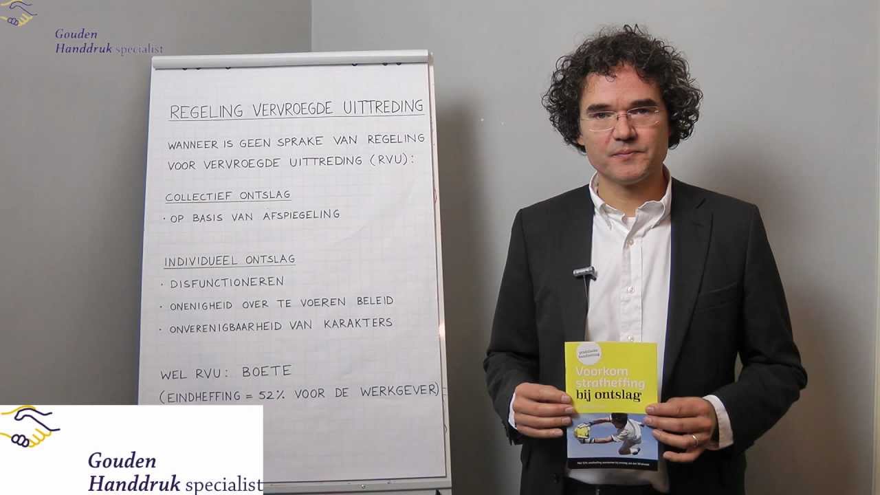 Regeling Vervroegde Uittreding (RVU) uitgelegd door Gouden Handdruk Specialist Marius Winter.