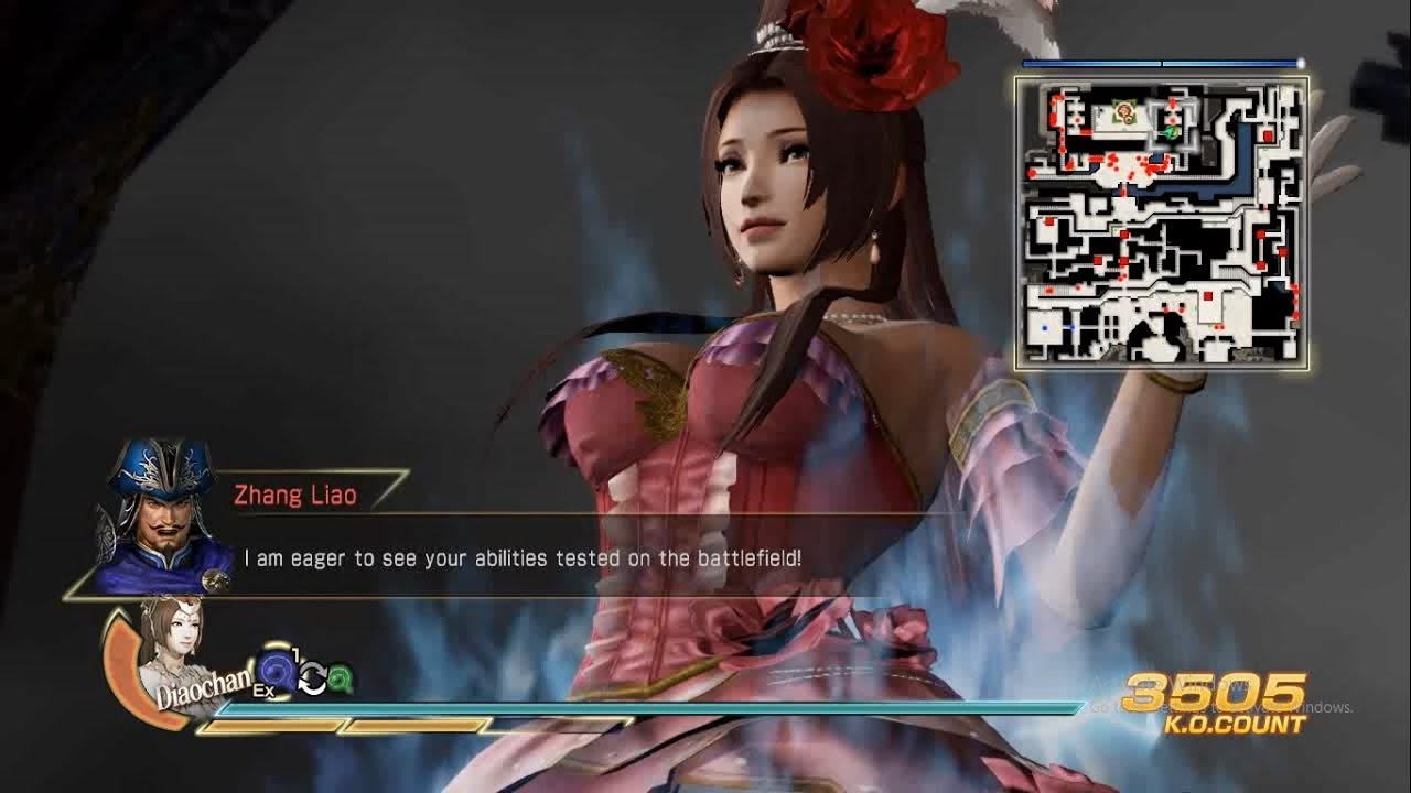 Dynasty Warriors 8 XL:CE - DLC Stage: Battle Royal (Ultimate) - Diao Chan Gameplay