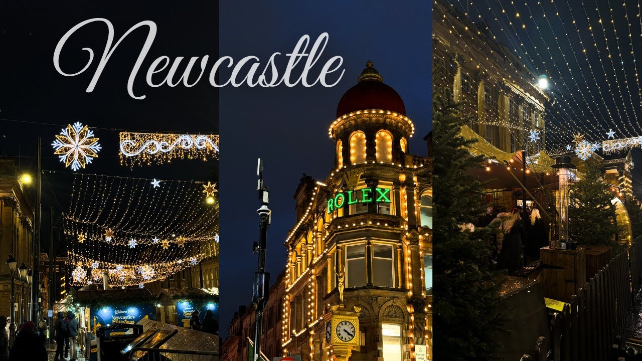 work christmas meal & newcastle christmas markets 🎄 || vlogmas day 12