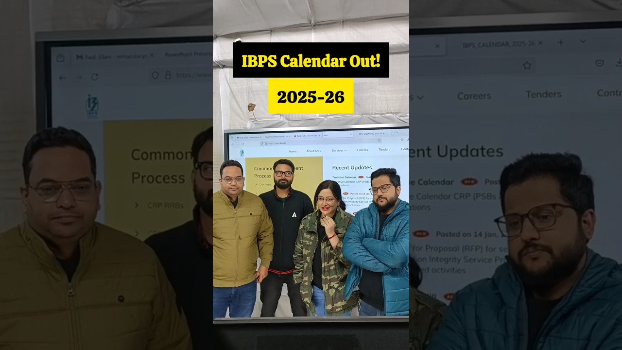 🔴 IBPS Calendar Out 2025-26 | Know Complete Details🔴
