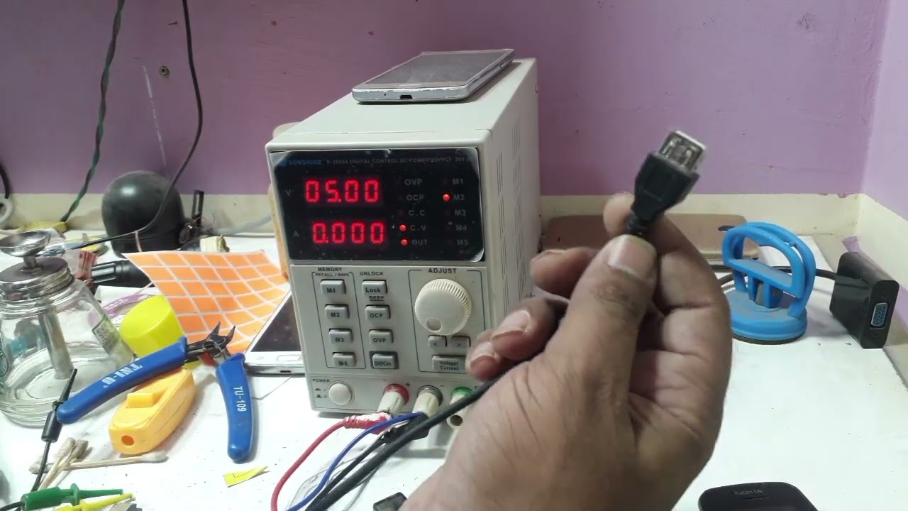 مراجعه الباور سبلاي 5A 30v و طريقه استخدامه كتيستر لتحديد اعطال الشحن 💯