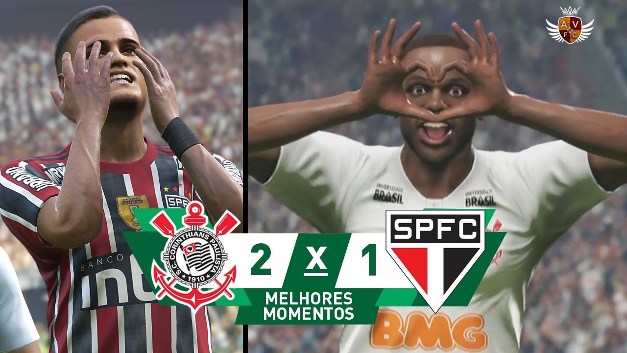 КОРИНФЯНС 2 x 1 САН-ПАУЛУ в PES 2019 – ФИНАЛ чемпионата Паулисты | КОРИНФИАНС ЧЕМПИОН