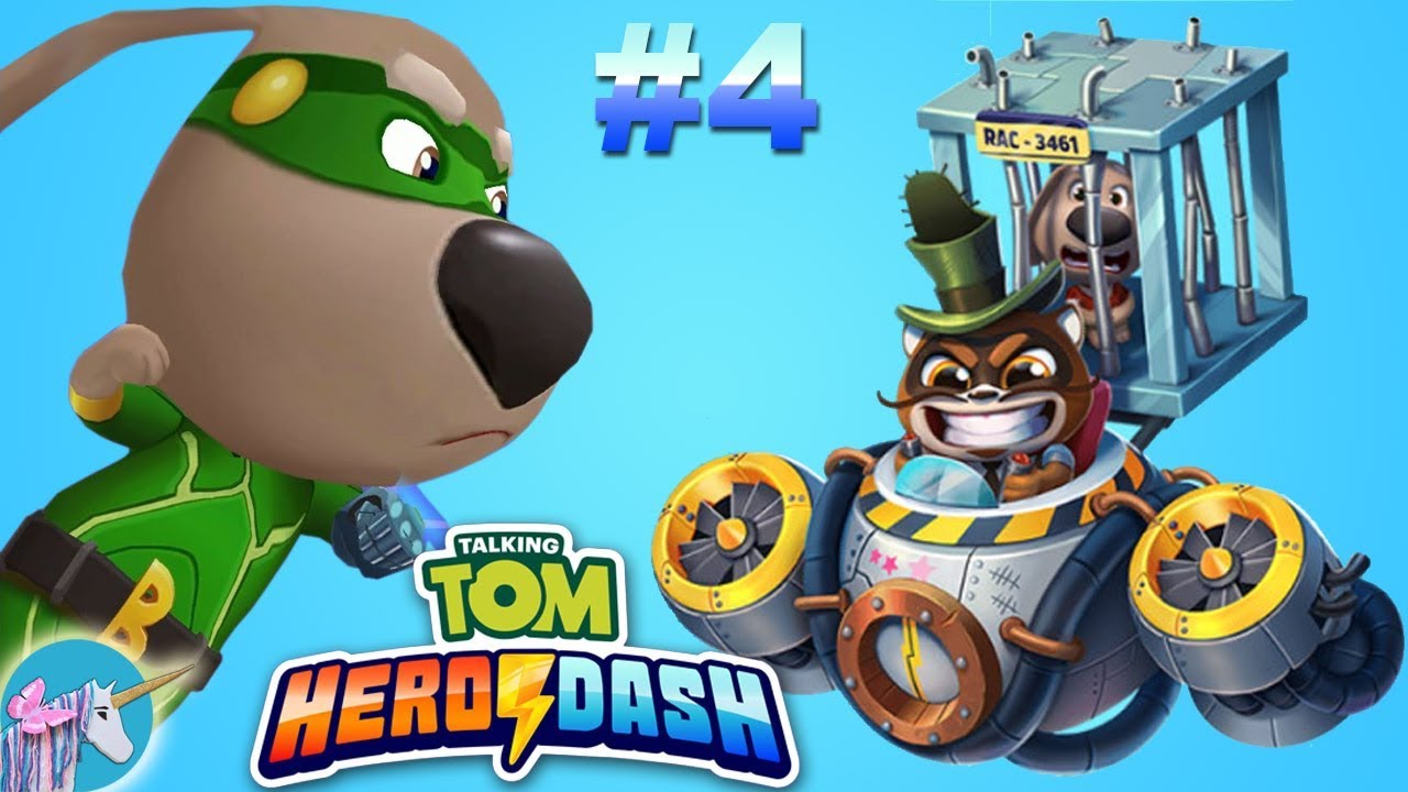Talking Tom Hero Dash Ben's Bodyguard Stage 4 full gameplay