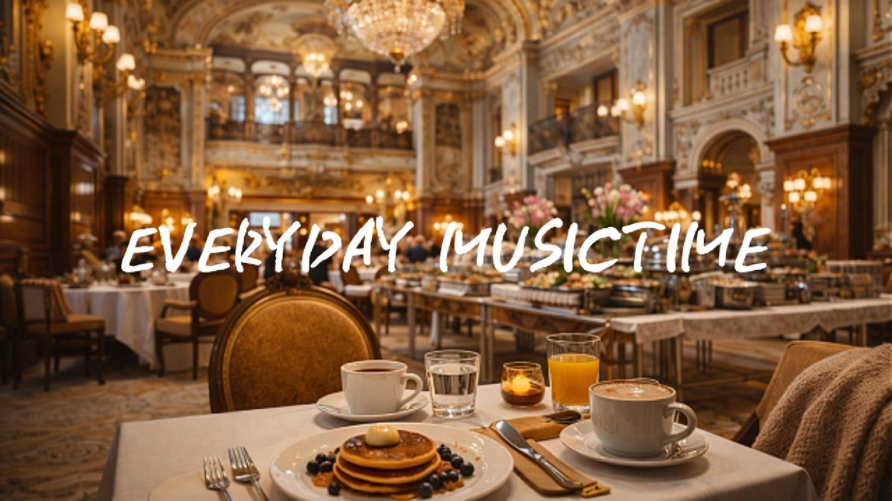고급 호텔 재즈 카페 음악 ☕ 여유로운 아침 브런치 재즈  Morning Jazz Café Music ☕ Calm & Cozy Background Jazz