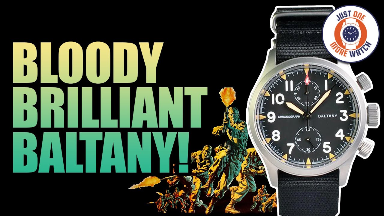 Bloody Brilliant And Back In Stock! The $140 Baltany 'Dirty Dozen' Chrono