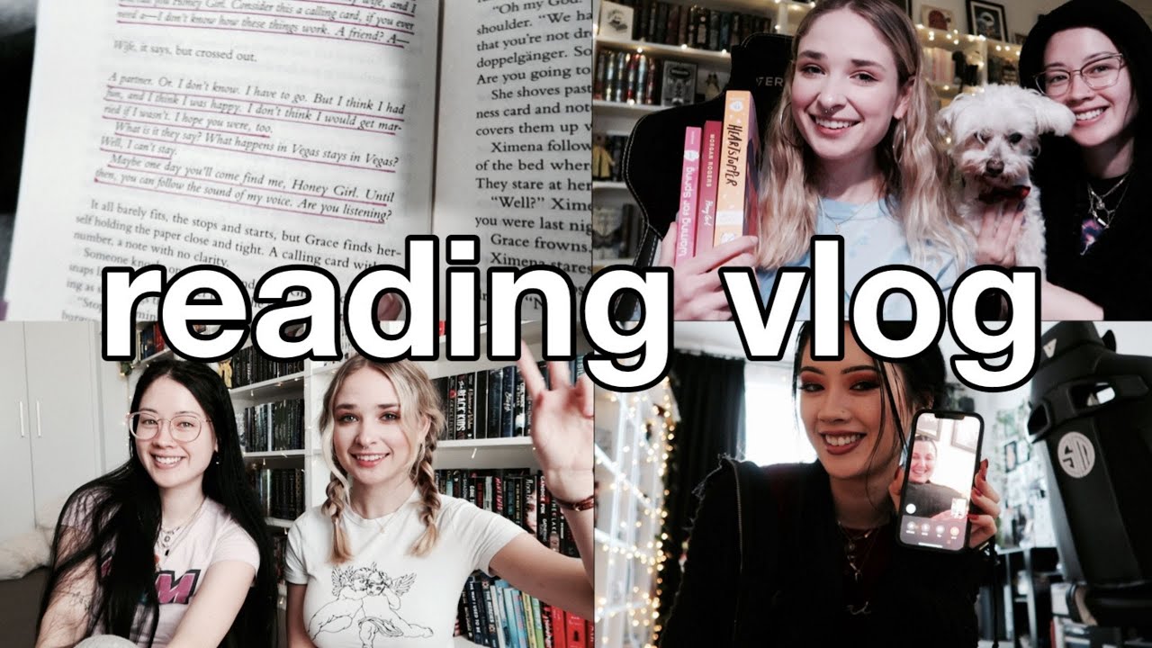 reading romance for 24 hours with my friends AGAIN ✨ 24 hour readathon vlog