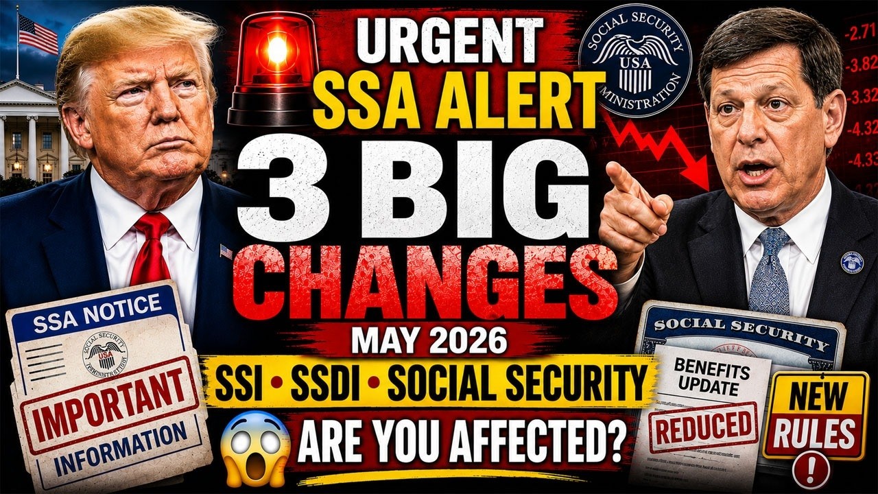 🚨 URGENT SSA Changes May 2026: 3 Big Updates for SSI, SSDI & Social Security 😱