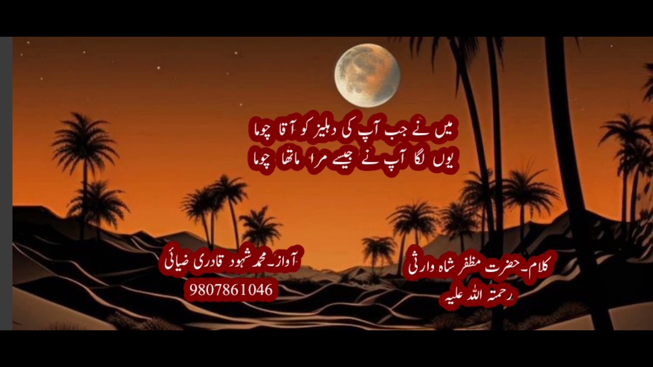 Maine Jab Aap ki Dehliz ko Aaqa Chooma_Hafiz Shuhood Qadri Ziyai🇳🇵_20_7_2025_