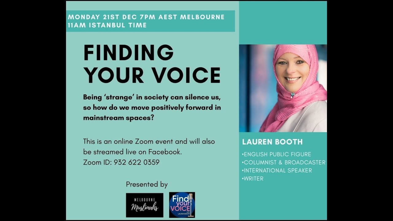 Finding your Voice: Sr Lauren Booth